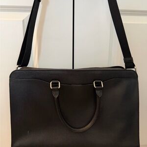 Black Coach Shoulder Work Bag